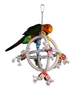 Scegli i giocattoli per i pappagalli