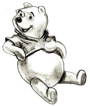 Come disegnare Winnie the Pooh a matita